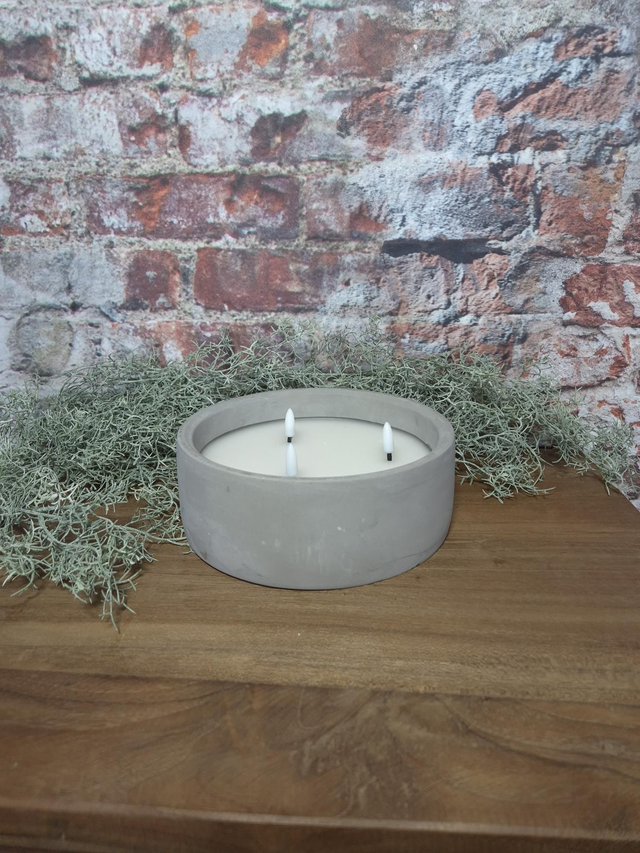 Outdoor led kaars, grijs