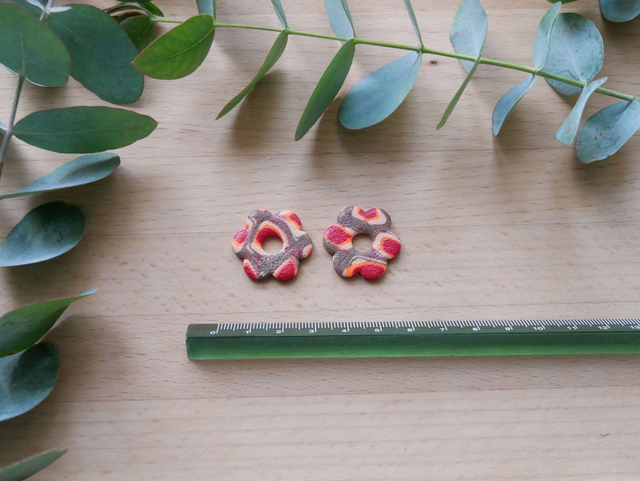 Bloom mix marron/orange/framboise