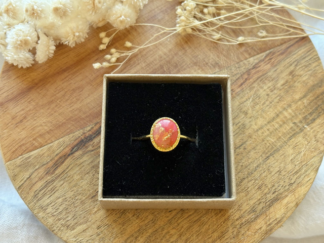 Bague fine - rubis