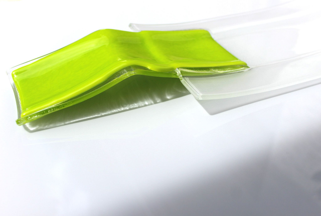 o4 Antipasti-Schale . Akzent in Frühlingsgrün (Kiwi) / Opac