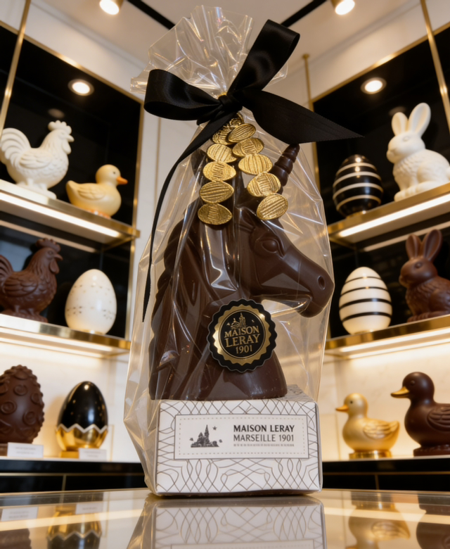 Licorne en chocolat