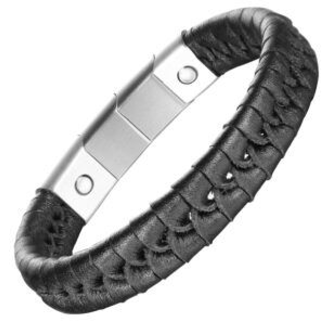 Leather Magnetic Bracelet  2