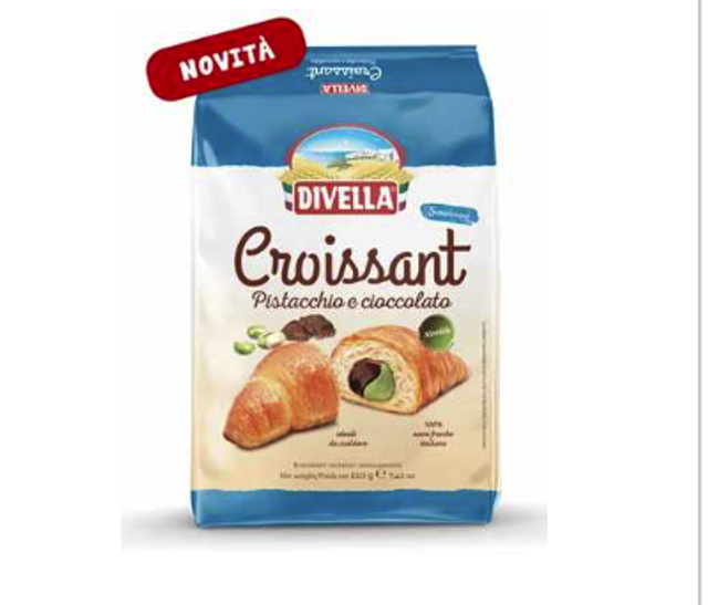Divella Croissant - Csoki és pisztácia 210g