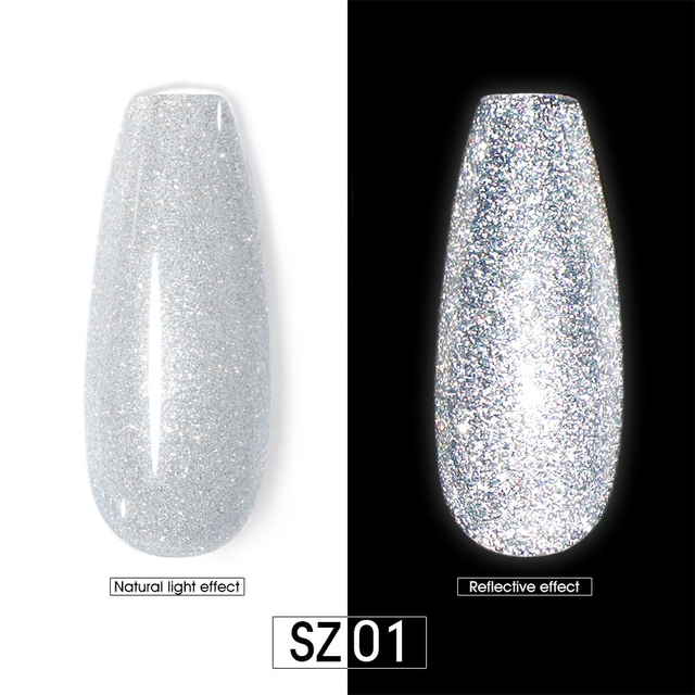Vernis semi-permanent réflectif SZ-01 ✨