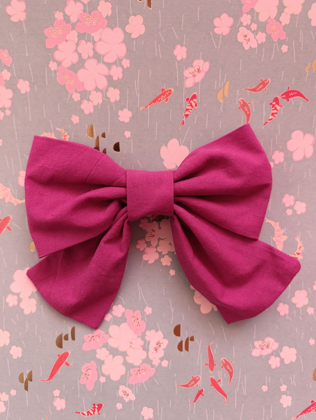 Schleife "Dunkelpink Schlicht" 