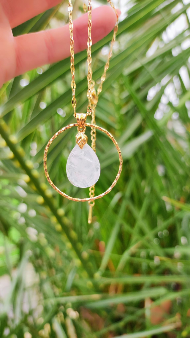 Collier "Évidence" Cristal de roche