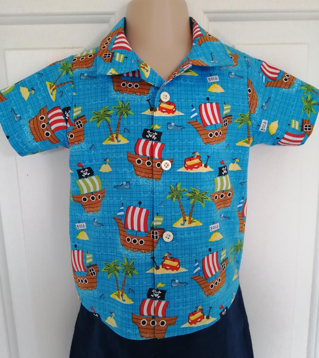 Shirt - 12 mth to 7 yrs.   Pirates