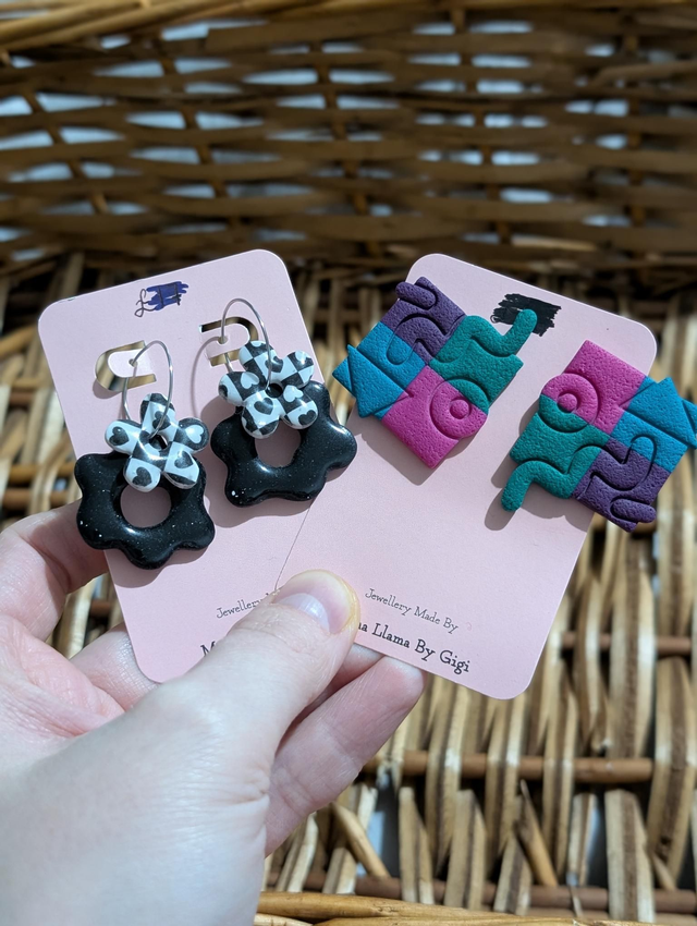 Polymer clay earrings  5