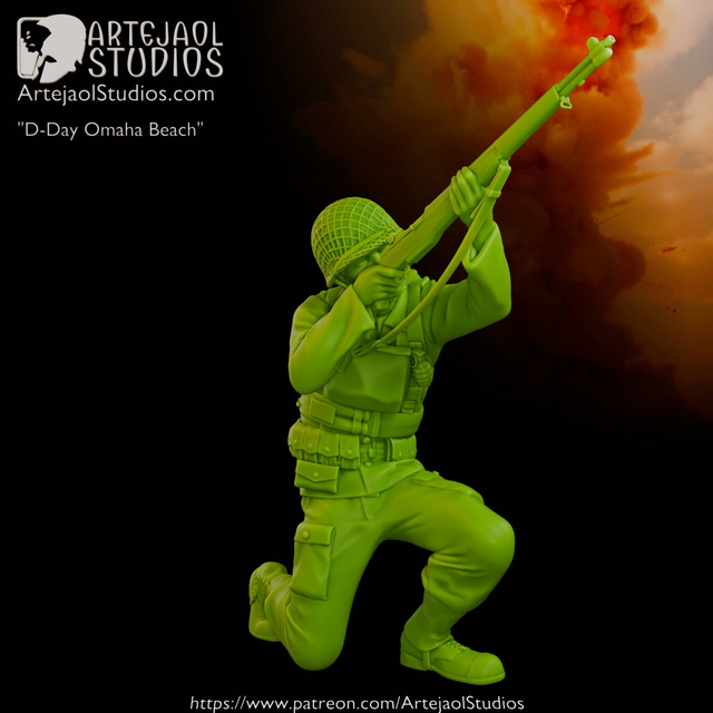 Artejaol - WW2 US Soldier D-Day Omaha Beach 5