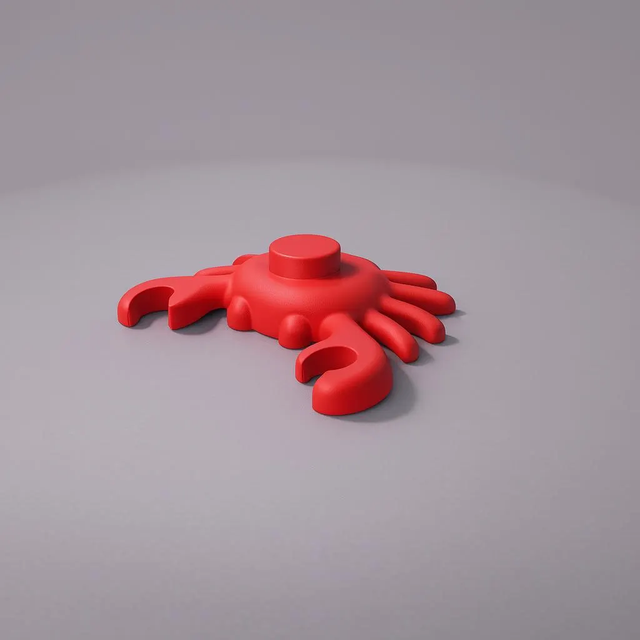 Giant Brick Crab 22cm x 19cm Lego Inspired - 3D printed