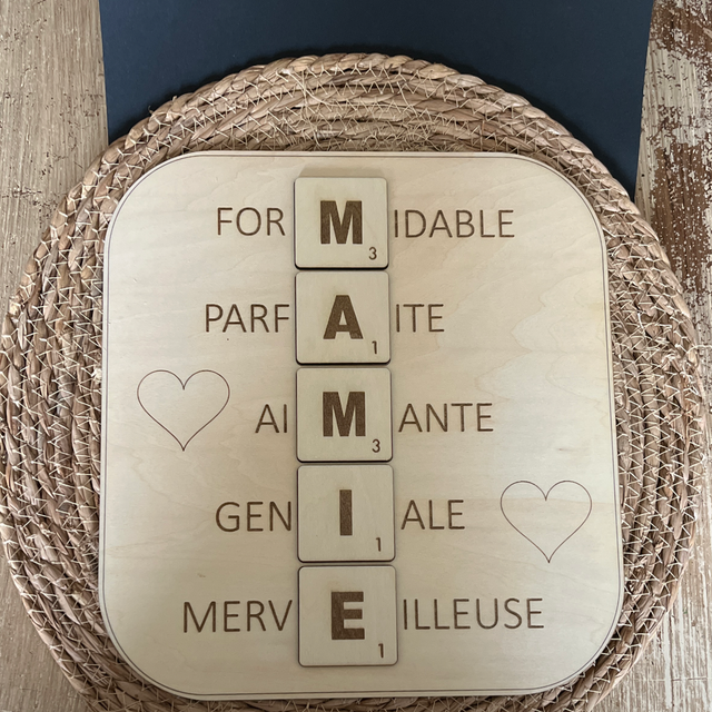 Déco mamie Scrabble 