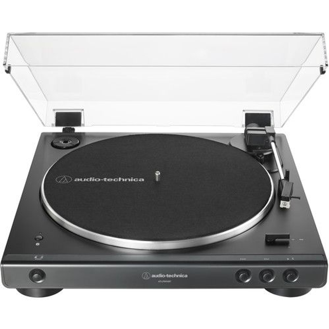 Tocadiscos estéreo Audio-Technica Consumer AT-LP60XBT con Bluetooth (negro)