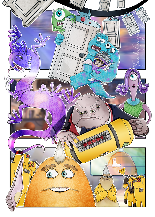 Planche Monstres &amp; Compagnie