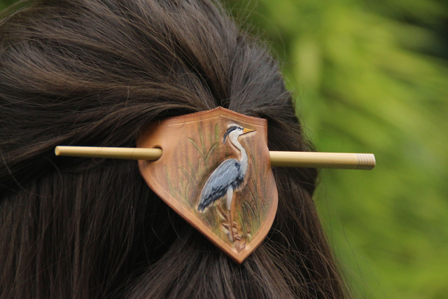 Pic à cheveux héron