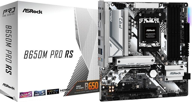 02.2.0046 – Scheda Madre ASRock B650M Pro RS AM5 – Micro‑ATX business per Ryzen 7000