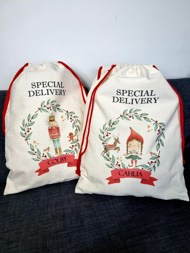 Personalised Large Santa Sack 50x68cm