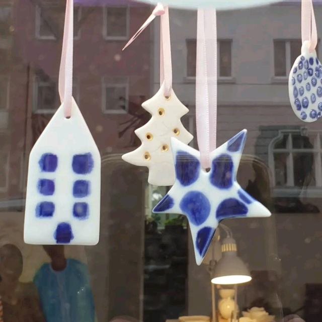 Schmuckanhänger Porzellan