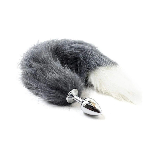 Plug Anal Cola de Zorro - Acero Inoxidable