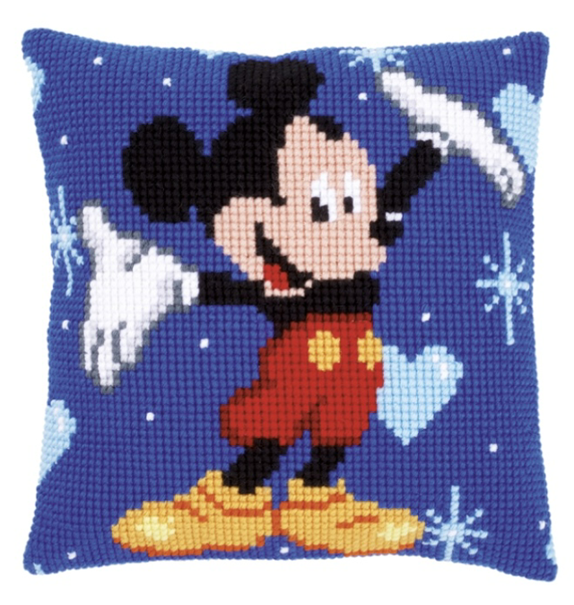 Cross Stitch Kit: Cushion: Disney: Mickey Mouse