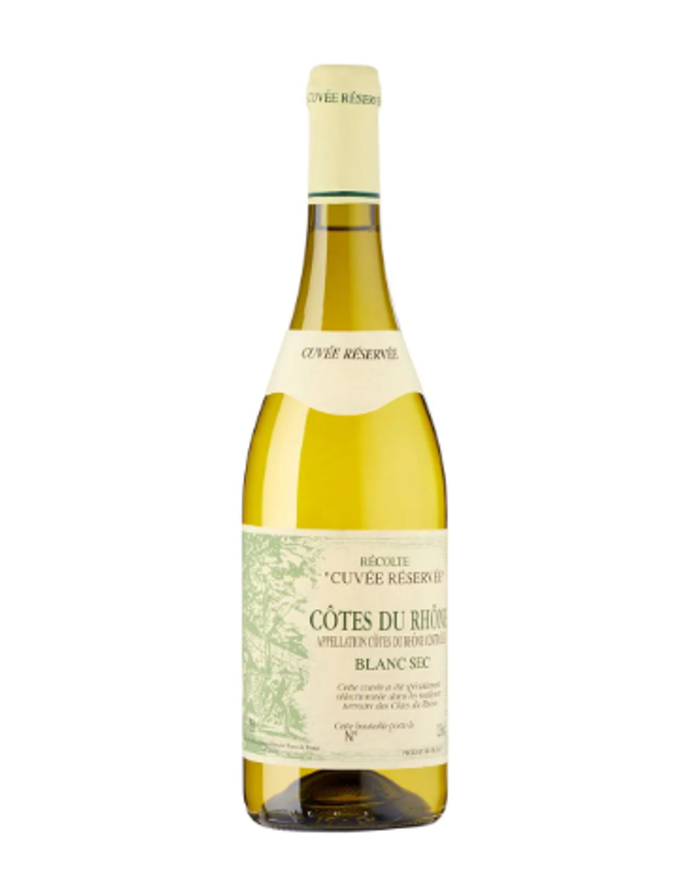 Côtes du Rhône Cuvée réservée blanc sec 75 cl