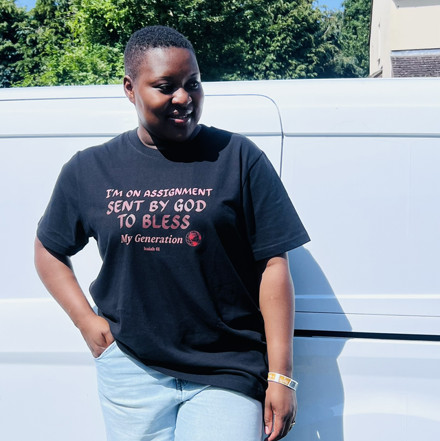 Kingdom Bold – “On Assignment” Faith T-Shirt (Unisex, Black)