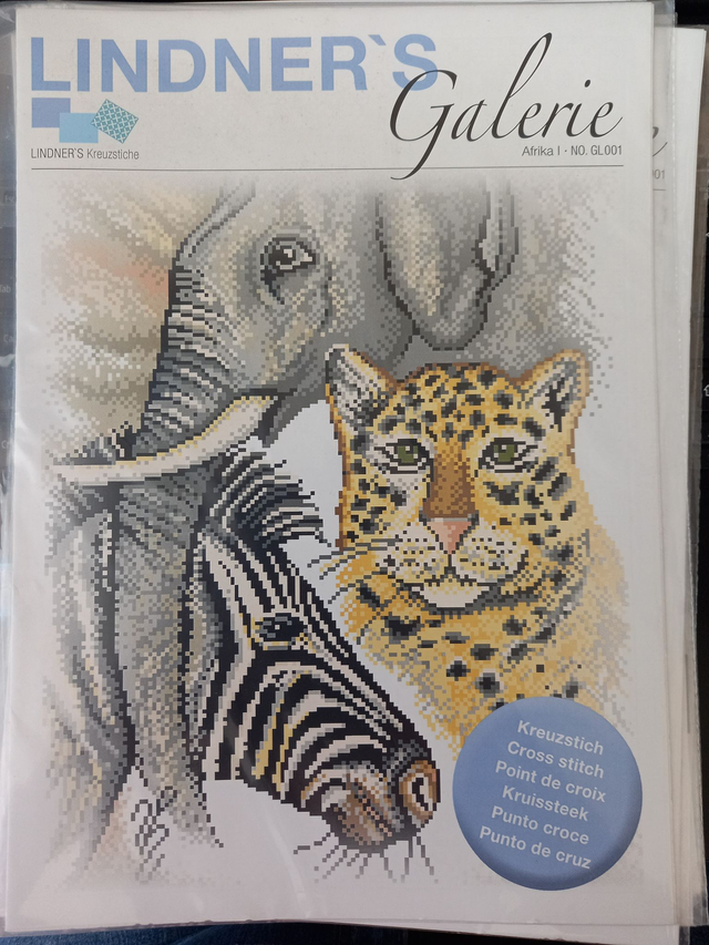 "Afrika" Borduurpatronen kruissteek (001)