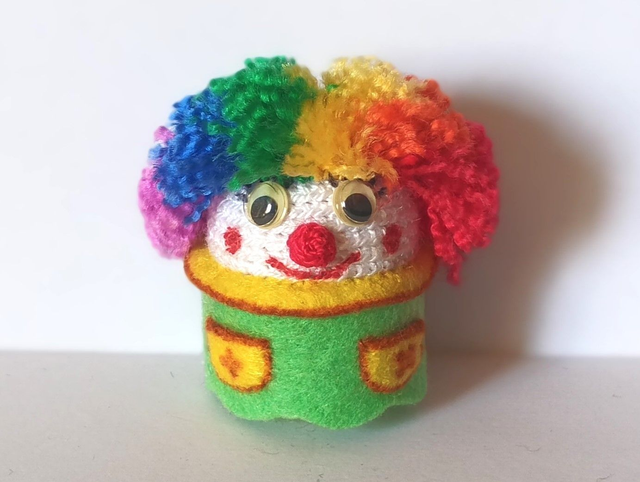 Llavero Payaso Arco Iris