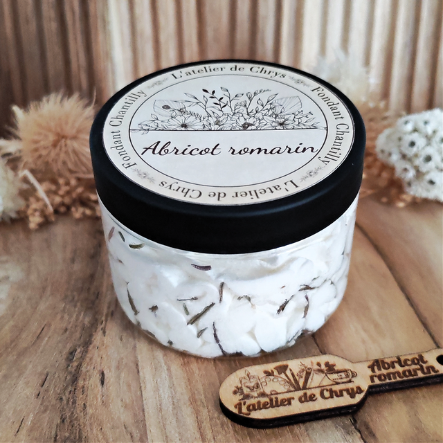 Chantilly parfumé Abricot romarin