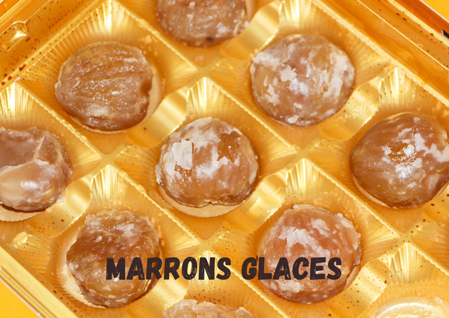 MARRONS GLACES  galet fondant 15g