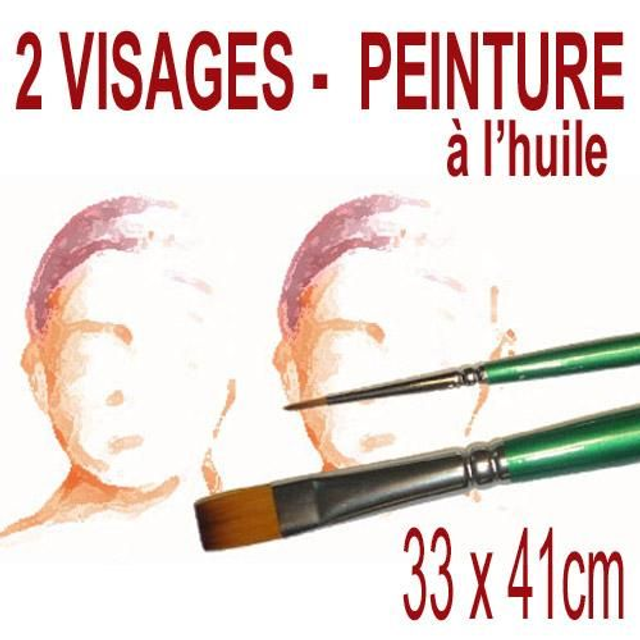 2 visages - 33x41cm - 400€