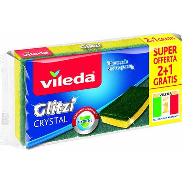 VILEDA SPUGNE GLITZY CRYSTAL/2+1PZ