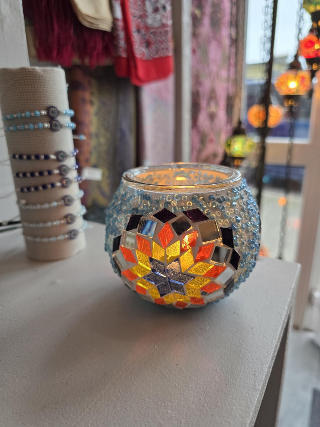 Mosaic Candle Holder