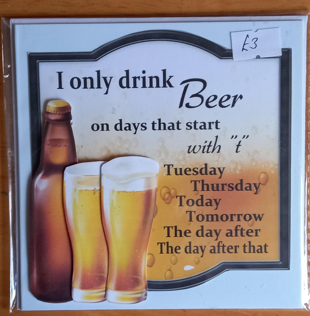 I only drink beer 🍻 