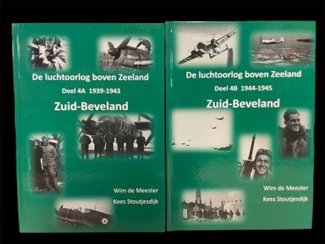 Boeken set "De Luchtoorlog boven Zeeland (Zuid-Beveland)" Deel 4a en 4b