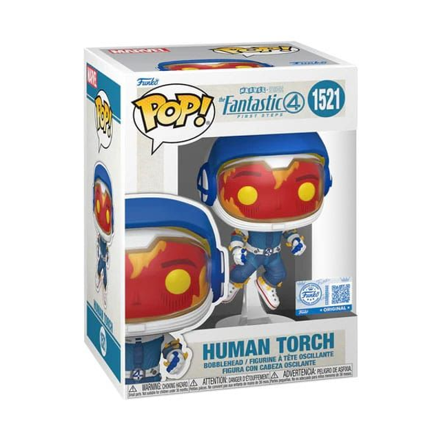 Funko - The Fantastic Four: First Steps - Human Torch (Astronaut) 9 cm POP!