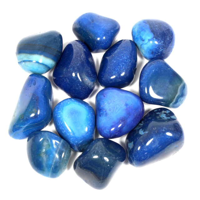 Blue Agate Tumblestone