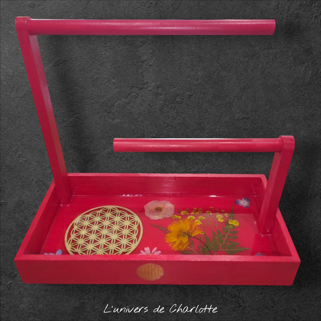 Porte bijoux &quot;Passion&quot; fleur de vie