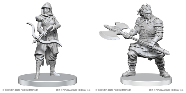 Wizkids D&amp;D Nolzur's Marvelous Miniatures: Assassin &amp; Berserker