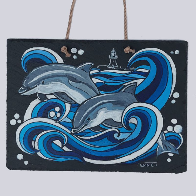 Two Dolphins Landscape