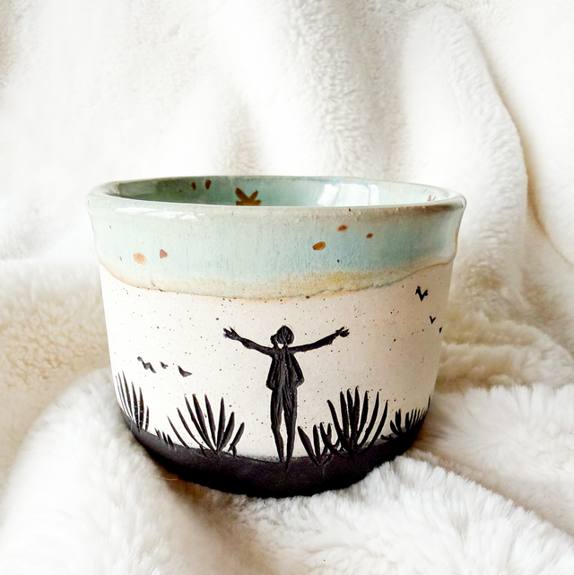 Gobelet « que chaque jour soit un rappel au bonheur » 