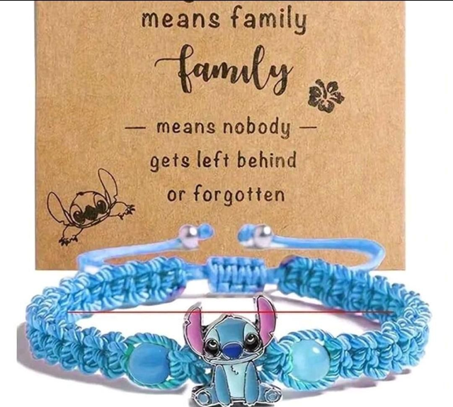 Bracelet tressé réglable bleu ciel