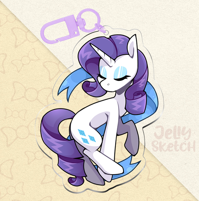 Rarity | MLP Keychain