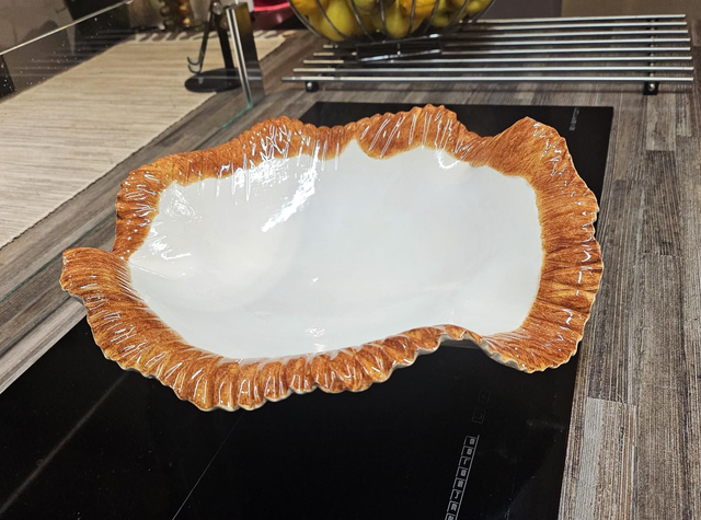 Grand Saladier en faïence 