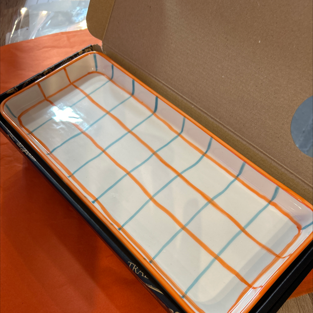 Plat à cake tango orange 