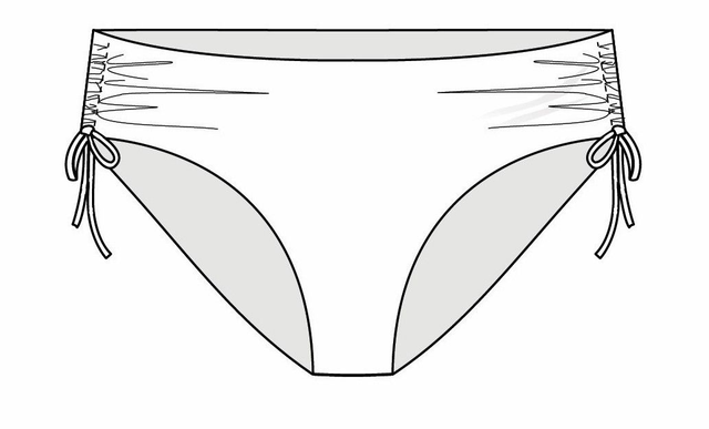 Create your own bikini bottom – Bikini Unterteil mit seitlicher Höhenverstellbarkeit 