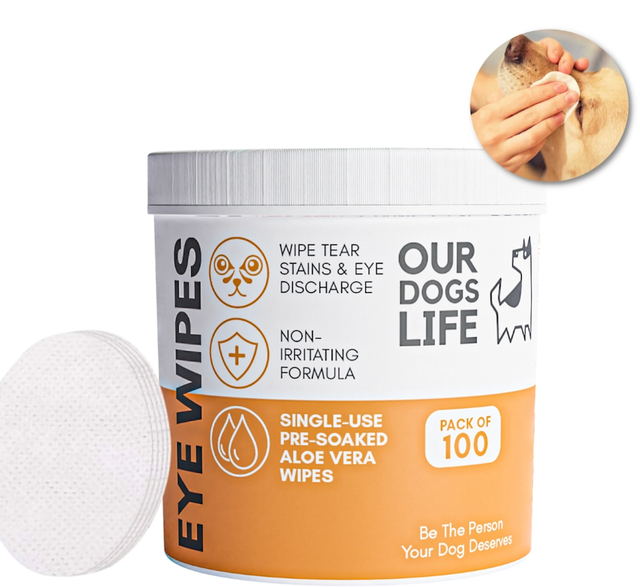 OurDogsLife - Eye Wipes Pack of 100