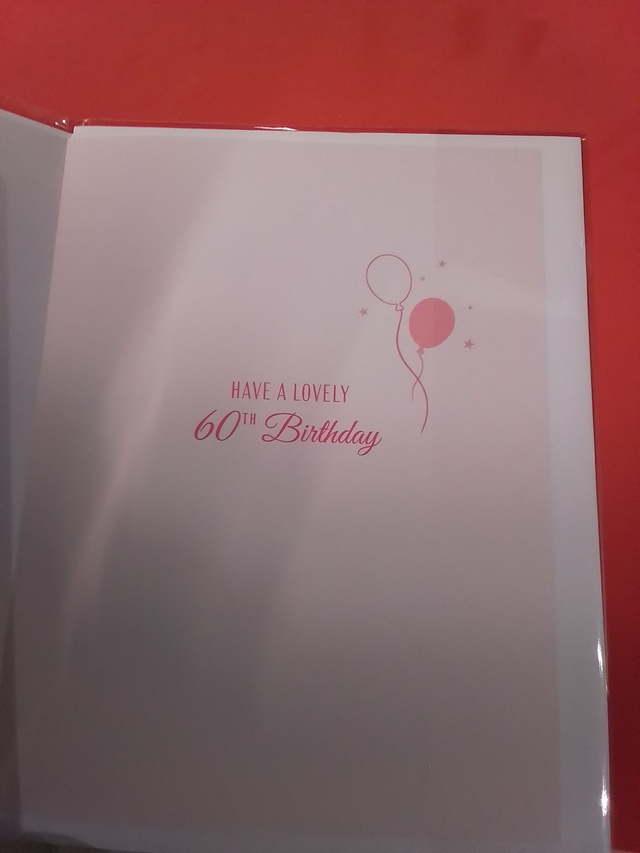 60th Birthday Card
