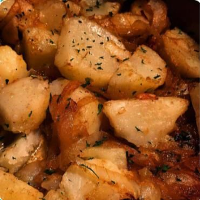 N. Louisiana Spicy Lyonnaise Potatoes 