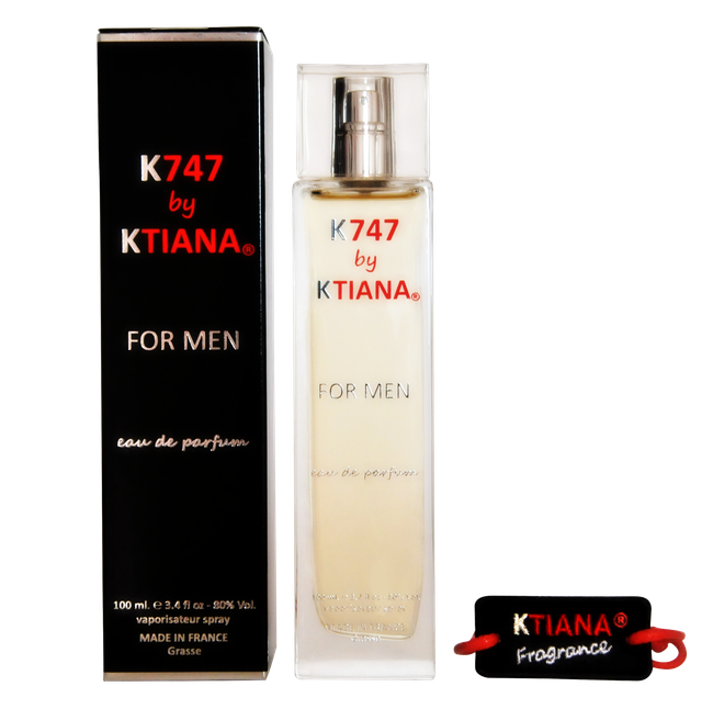K747 by KTIANA 100ml avec son bracelet offert, UN GRAND PARFUM, FOR MEN : Pour Les Hommes - LIVRAISON OFFERTE