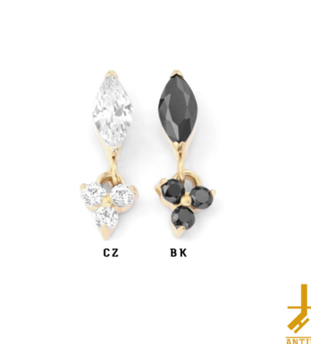 Embout Marquise Dangle Trinity 